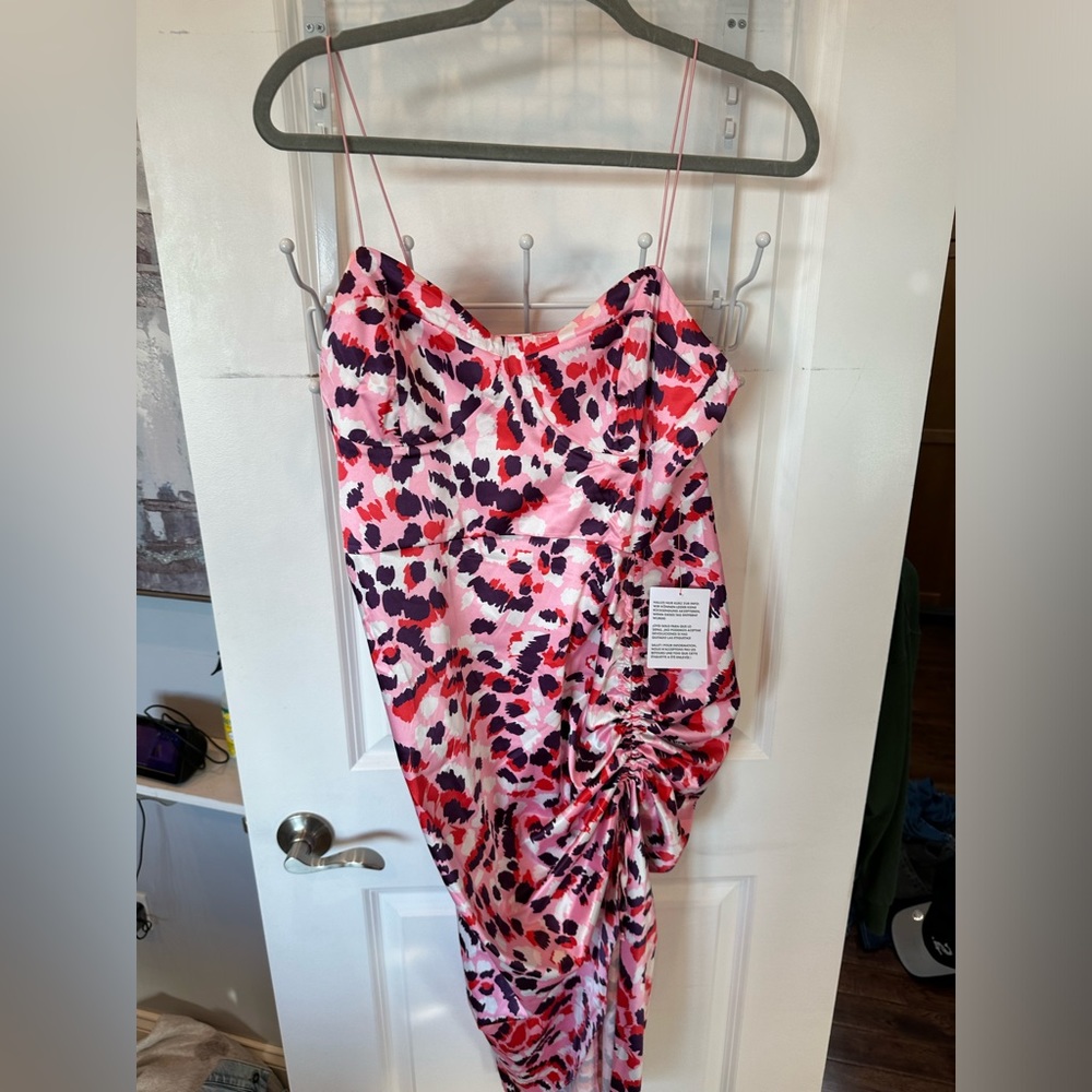 *NEW*Sz 10*ASOS* Design cheetah print dress